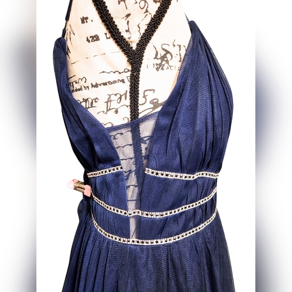 TLC Say Yes To The Prom Elegant Rhinestone-Trim Evening Gown - Picture 10 of 14